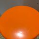 Vintage orange Tam Tam stool – Original stamp – 1970s