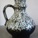 Vintage ceramic vase fat lava West Germany