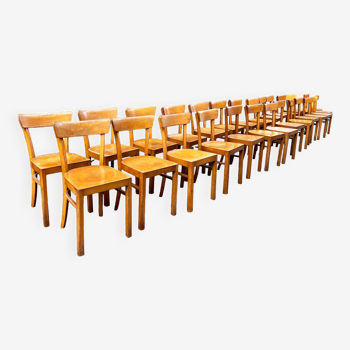 Série de chaise bistrot style fischel thonet baumann