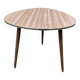 Table basse cocktail formica française vintage 1960 déco bohème