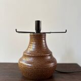 1960s lamp base, vintage Accolay pottery