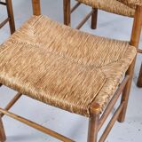 4 Dordogne chairs from the 60s, Robert Sentou