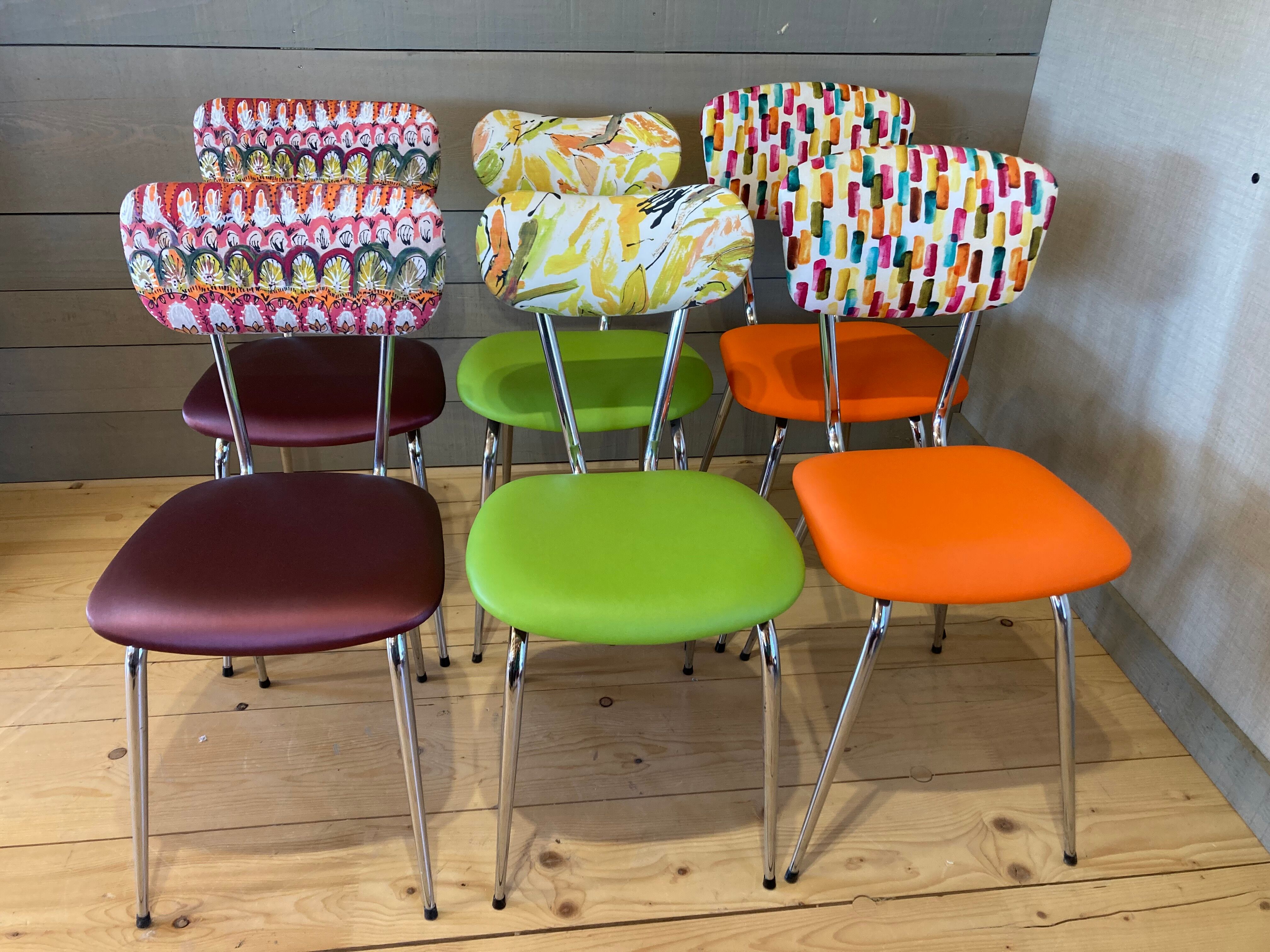 Vintage Formica chairs revisited