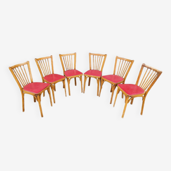 Set de 6 chaises Baumann 70's