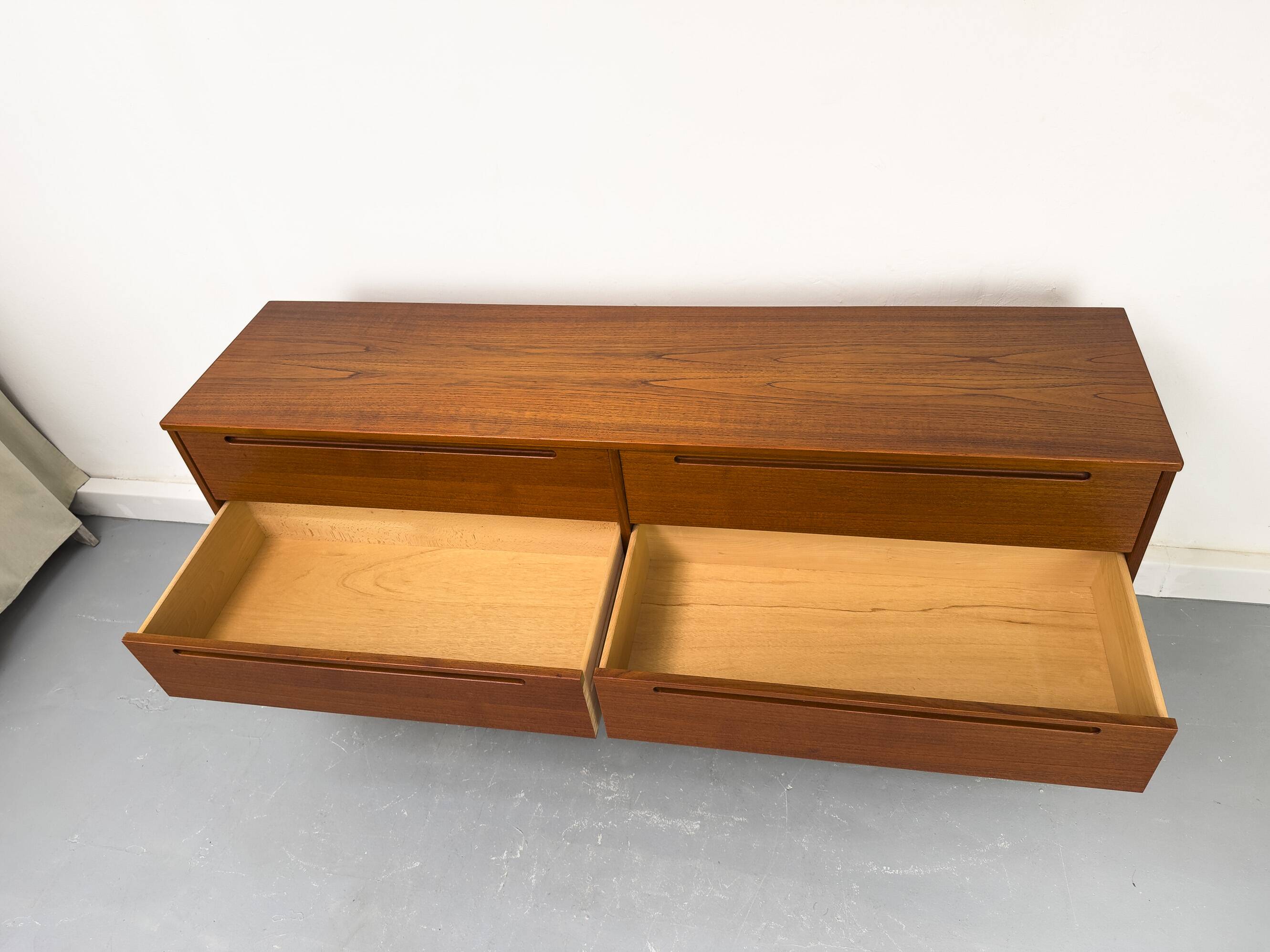 Large Teak Chest of Drawers from Tørring / HJN Møbelfabrik, 1960s