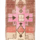 3x10 neutral geometric vintage runner rug, 296x73cm