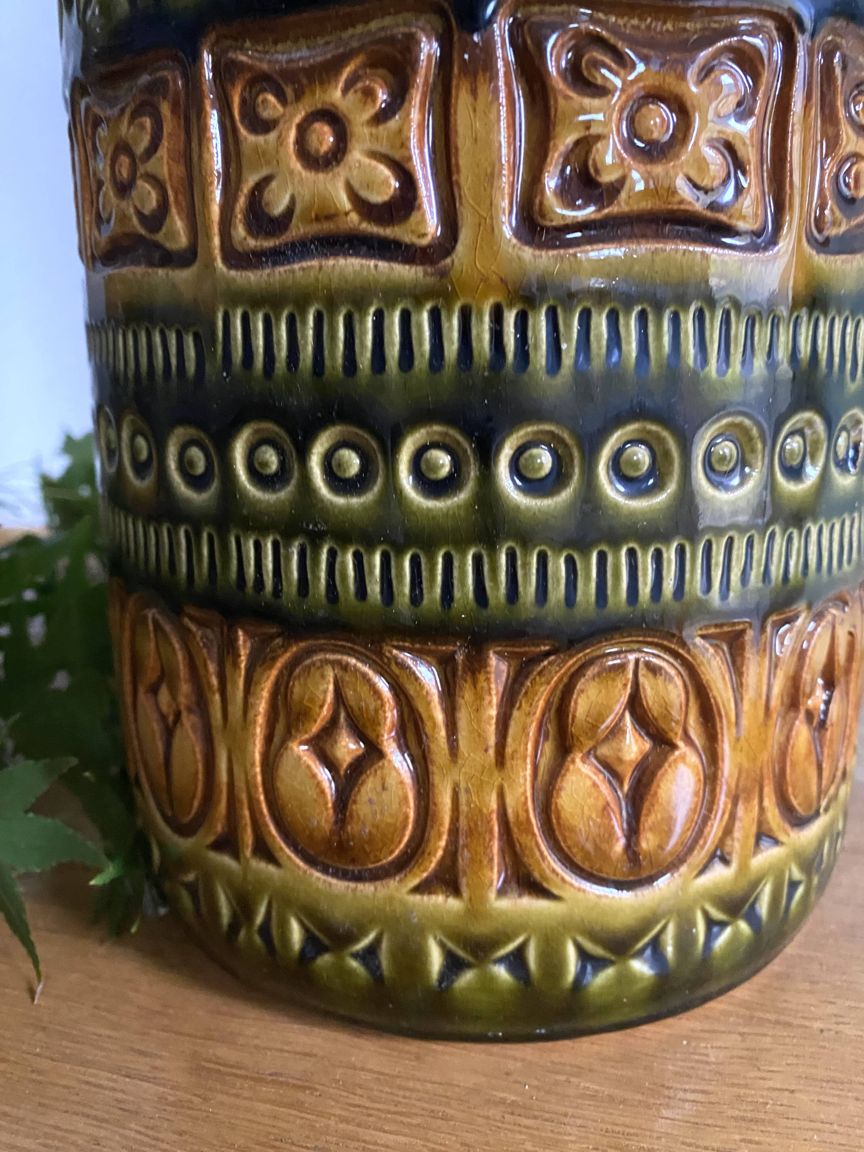 Pair of West Germany vases 40 cm, 1970s
