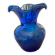 Joli petit Vase , en verre bullé