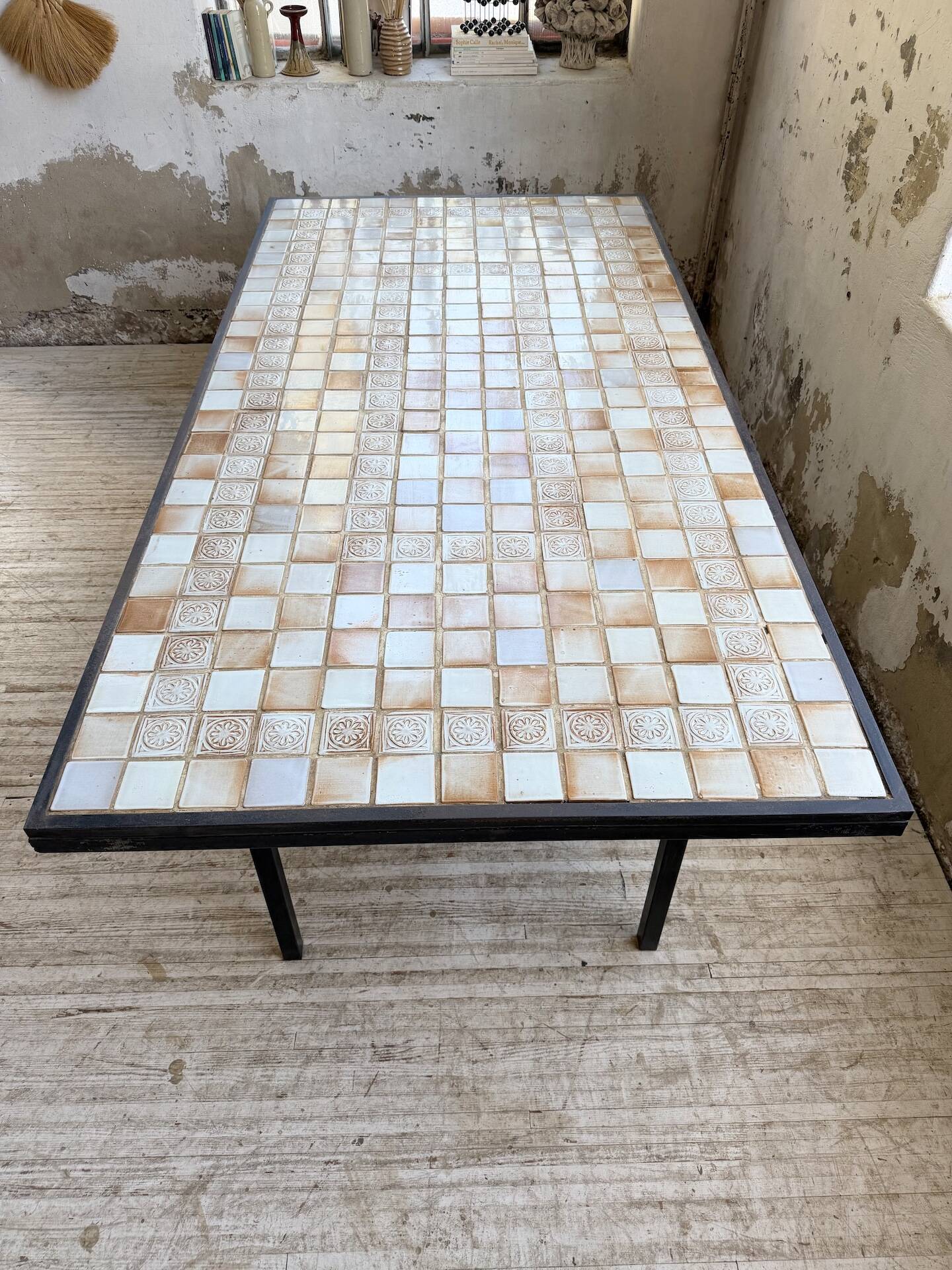 Dining table tiled 1950 dlg Capron