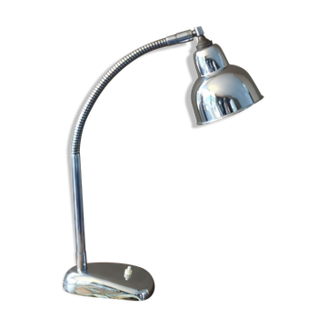 Vintage articulated chrome desk lamp