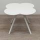 Klover coffee table by Deberenn in white metal