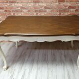 Folding oak table provence style
