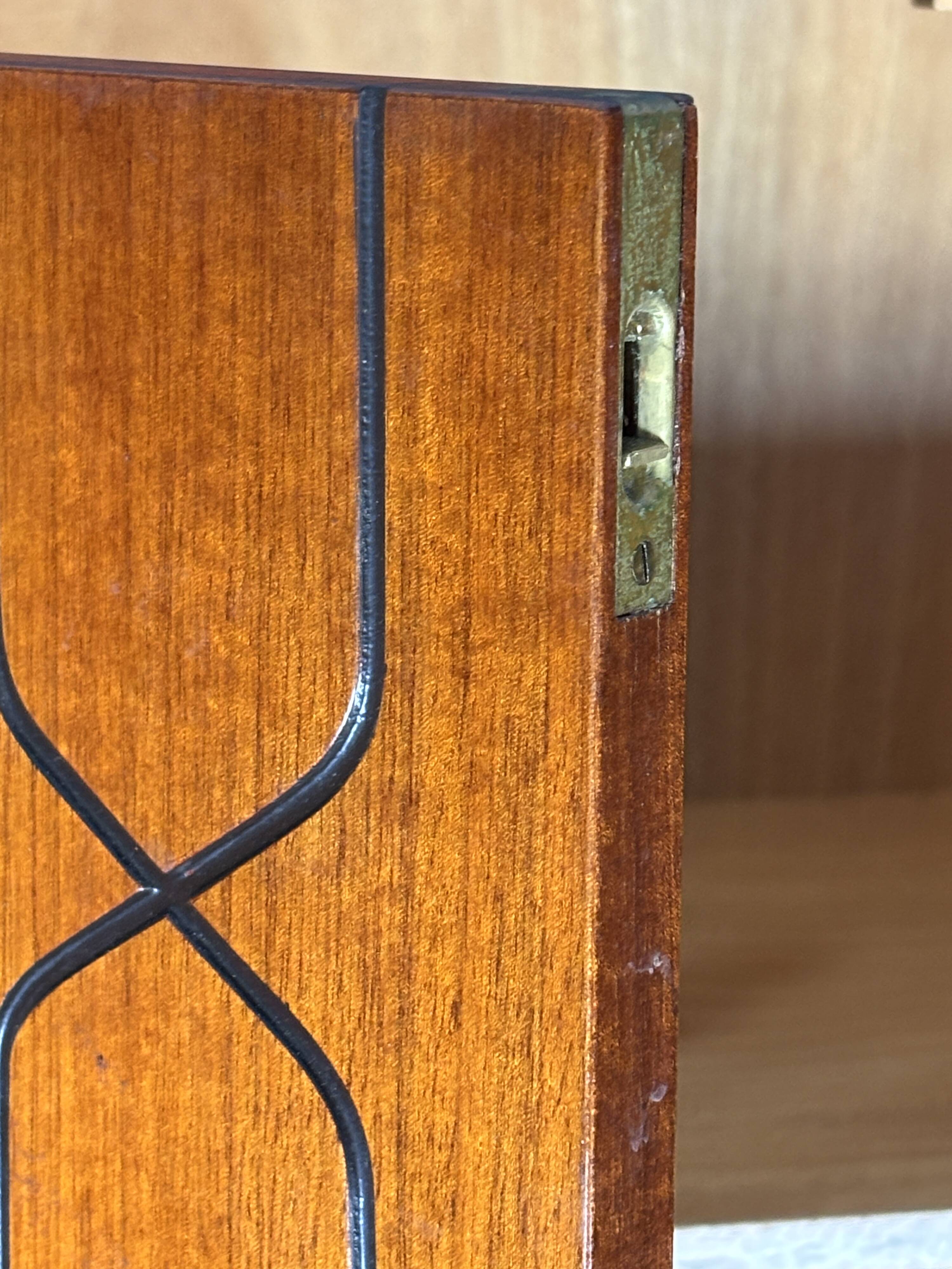 Midcentury Swedish Scandinavian sideboard cabinet by David Rosen model Napo