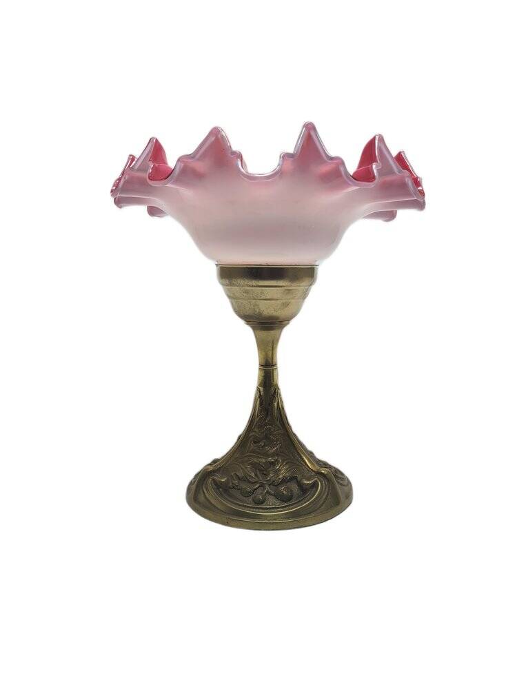 Art Nouveau crystal bowl on stand from WMF, 1890s