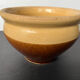 2 glazed stoneware bowls
