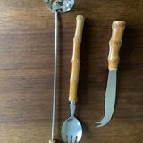 Bamboo handle ladle