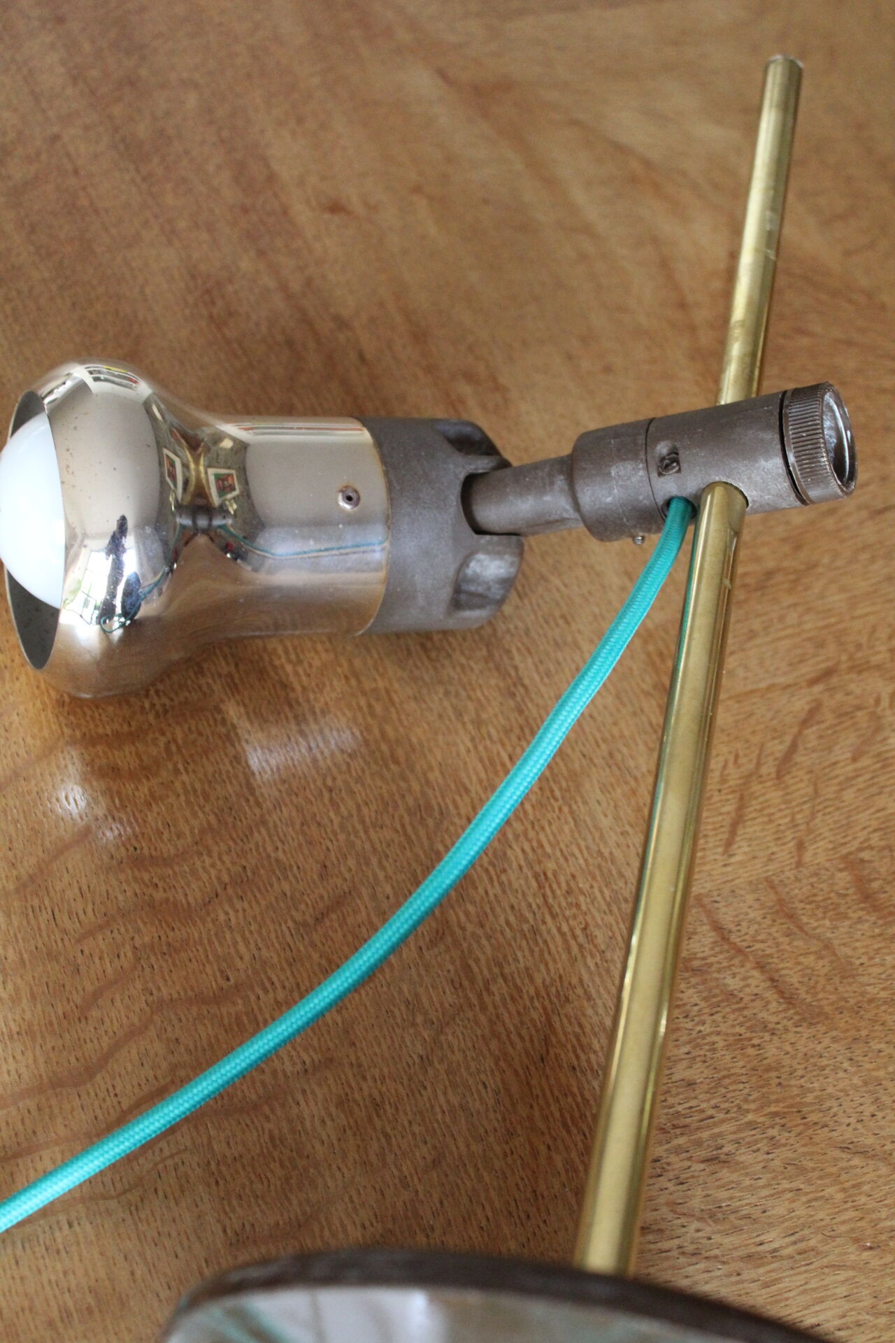 Lamp 70s rod brass
