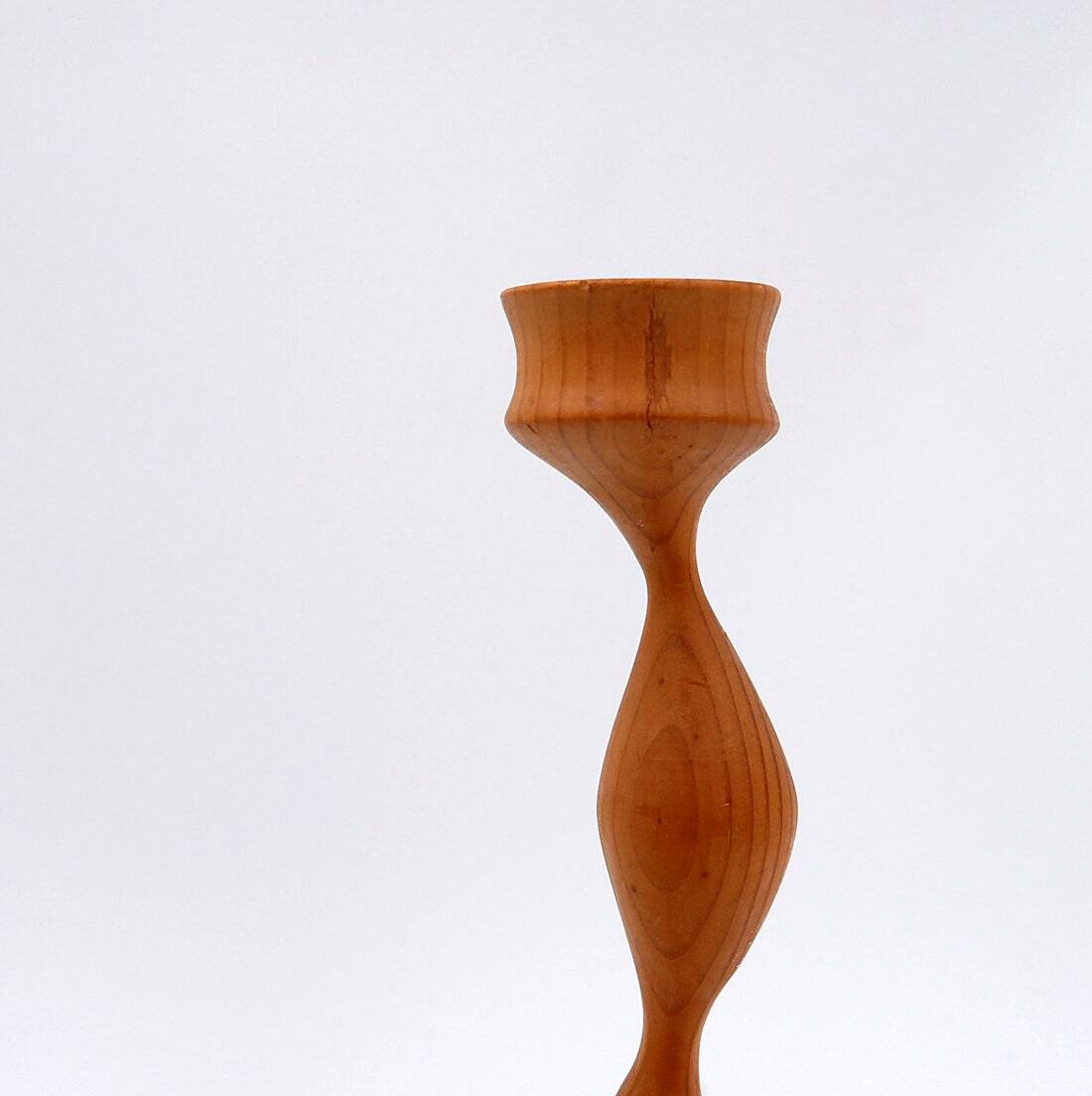 Wooden candle holder
