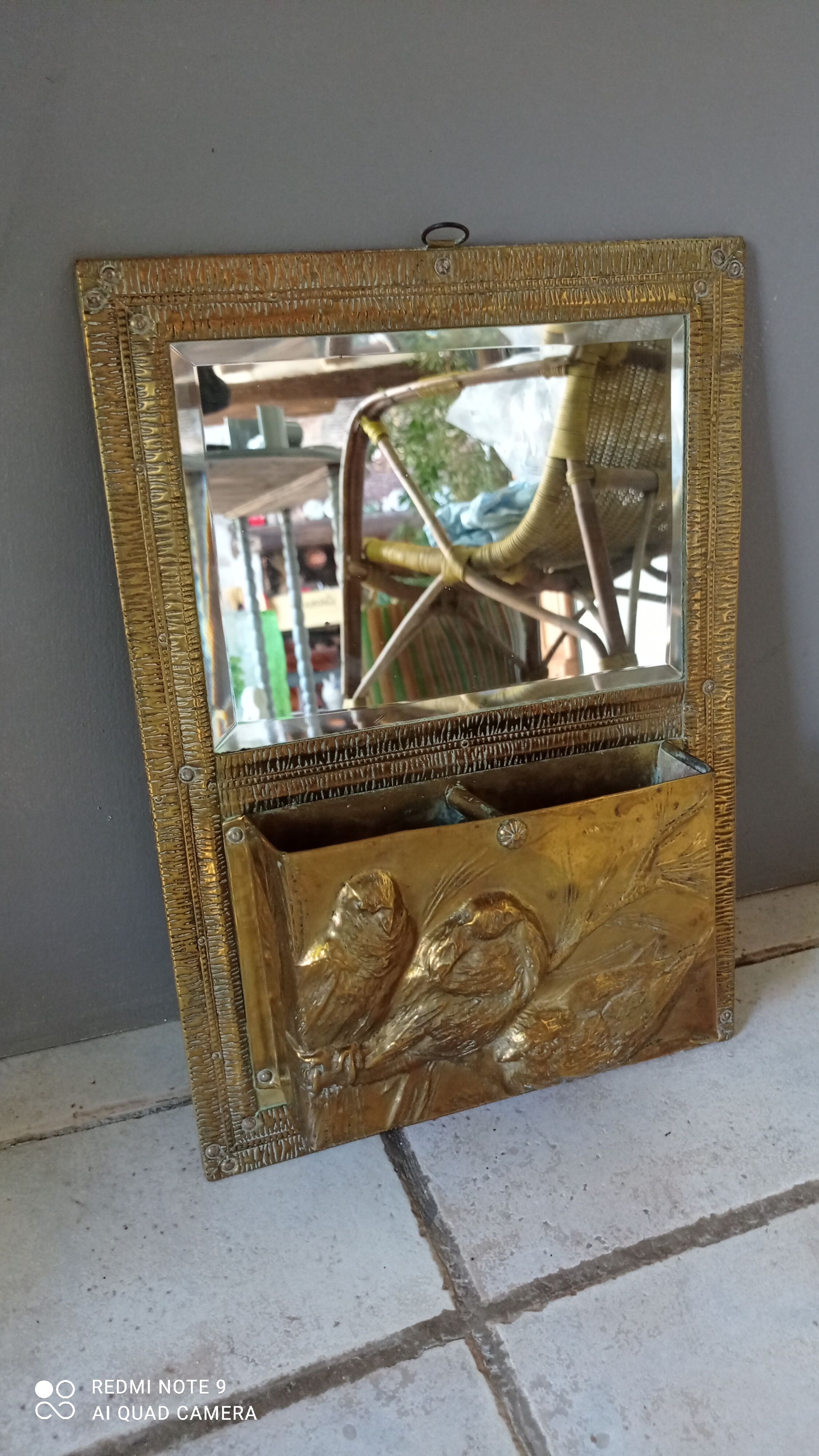 Animal decor mirror 25x35cm