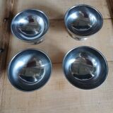 4 stainless steel ice cream cups