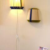 Wall lamp l'Epicurienne olive electric blue