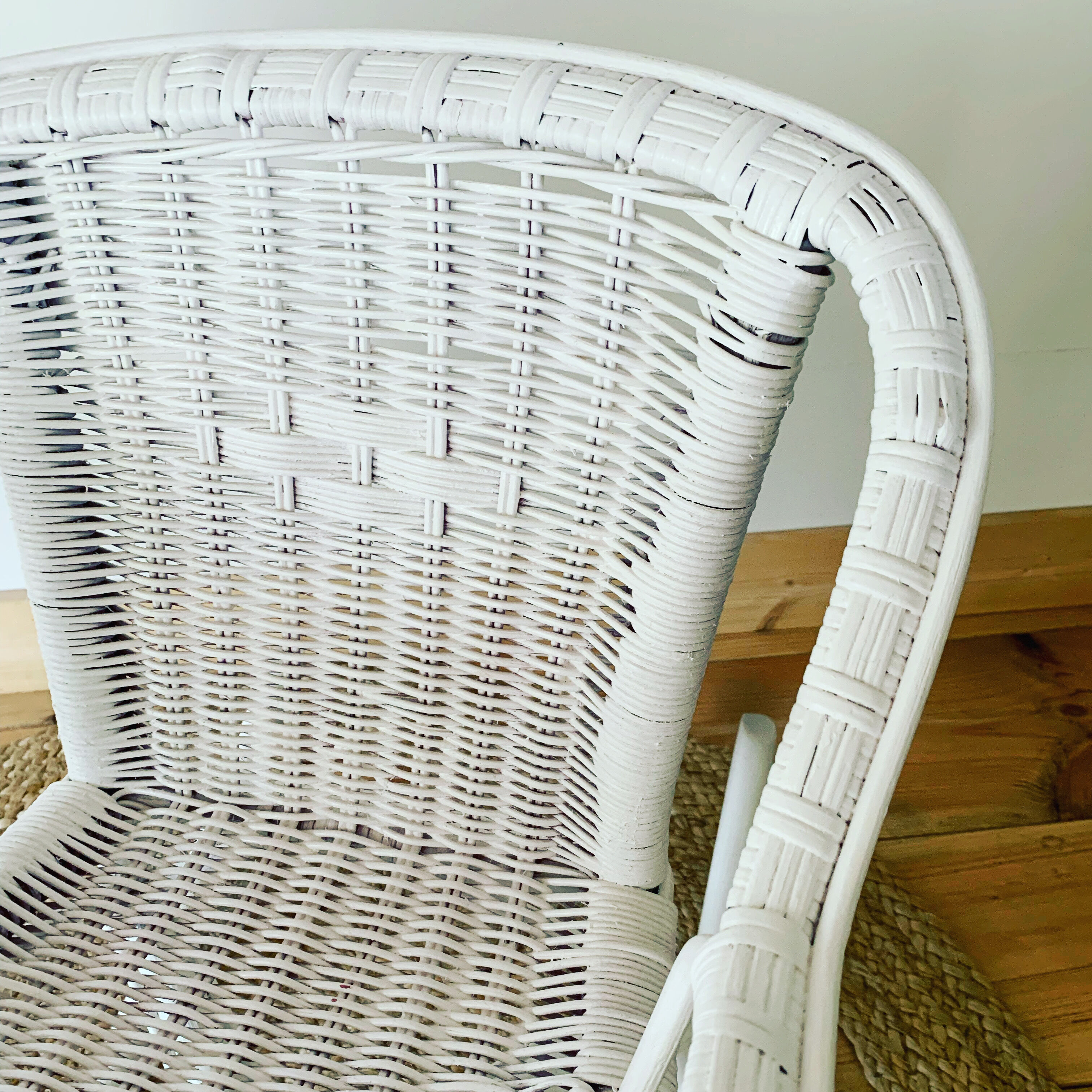 Wicker rocking chair