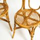 Paire de très belles chaises en bambou italiennes originales des années 1960.
