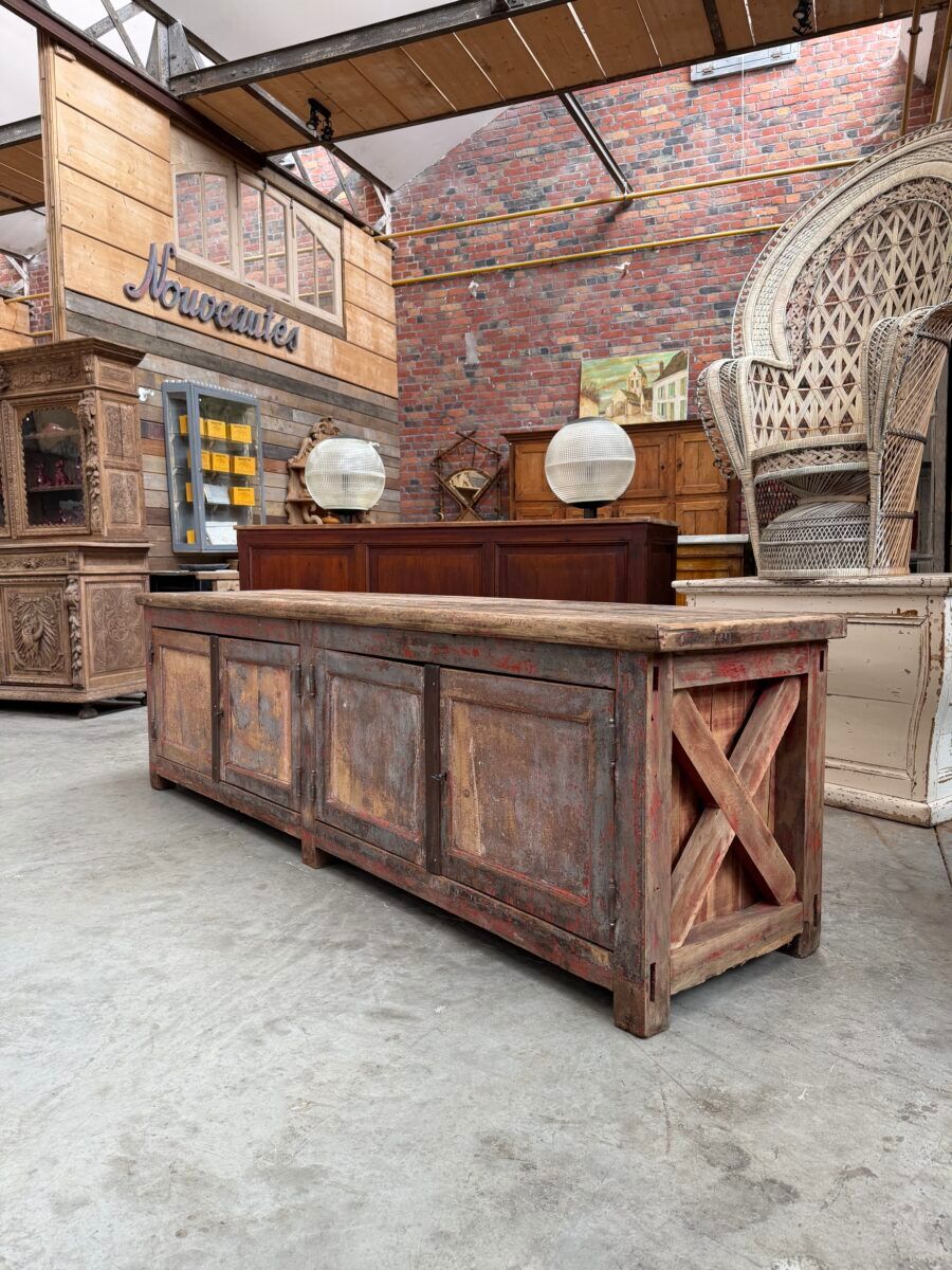 Grand meuble d’atelier début XXème