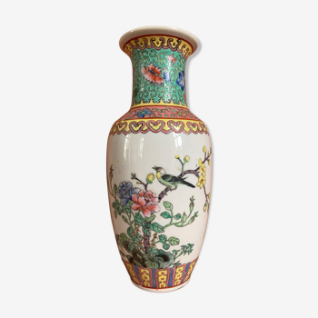 20th century canton porcelain vase