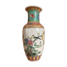 Vase en porcelaine de canton 20ème siècle