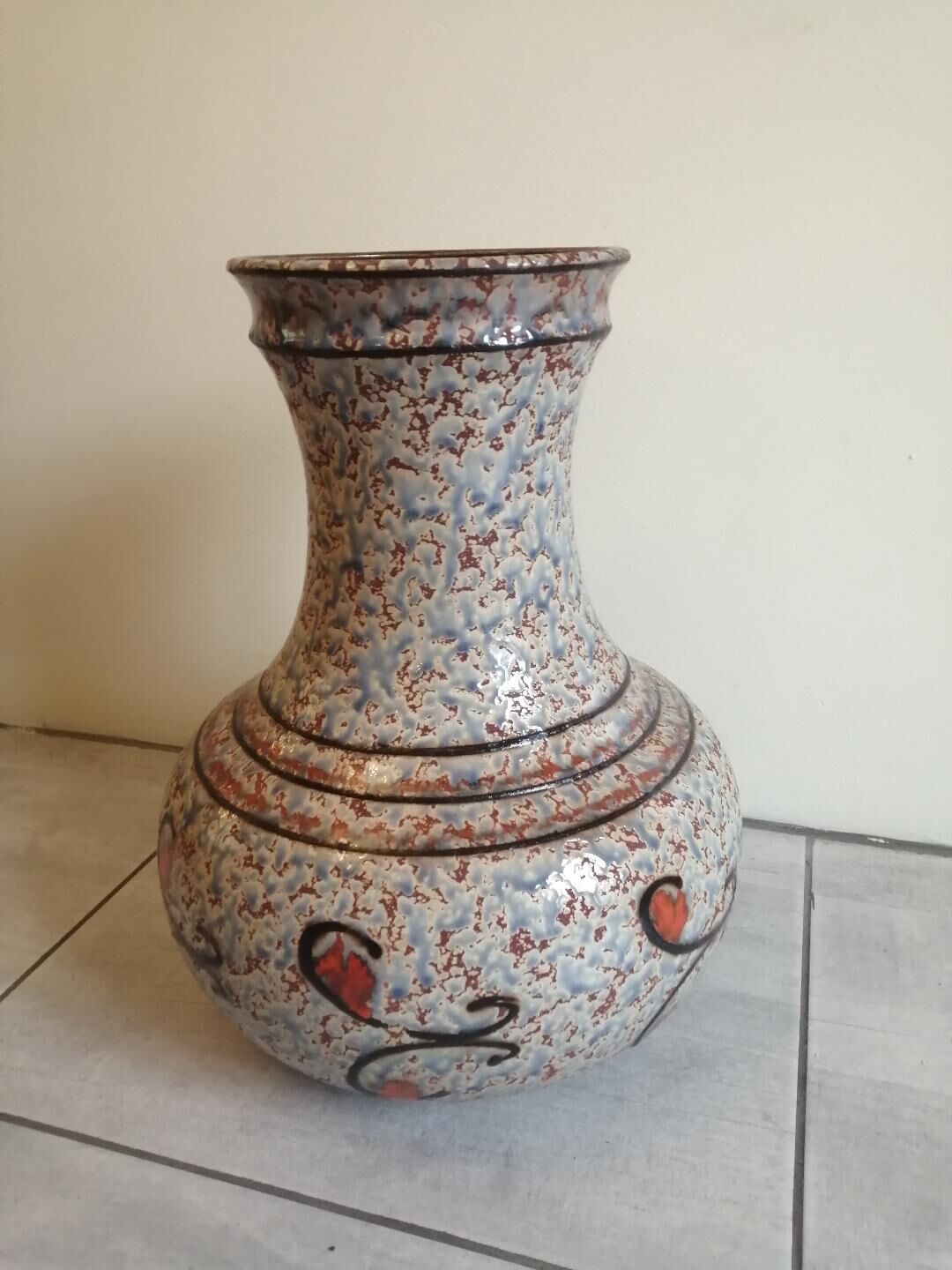 Vase 60s scheurich west germany