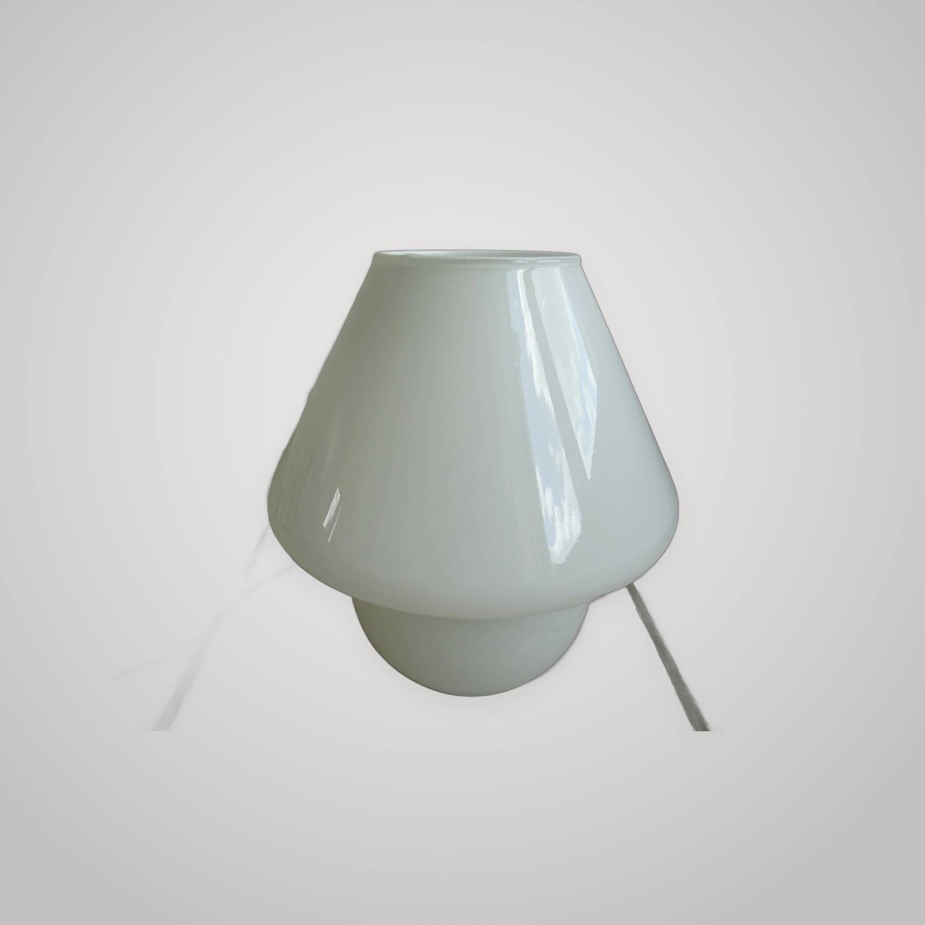 Vintage Murano glass mushroom lamp