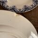 Flat ironstone plates "Rouen" Jules Vieillard Bordeaux