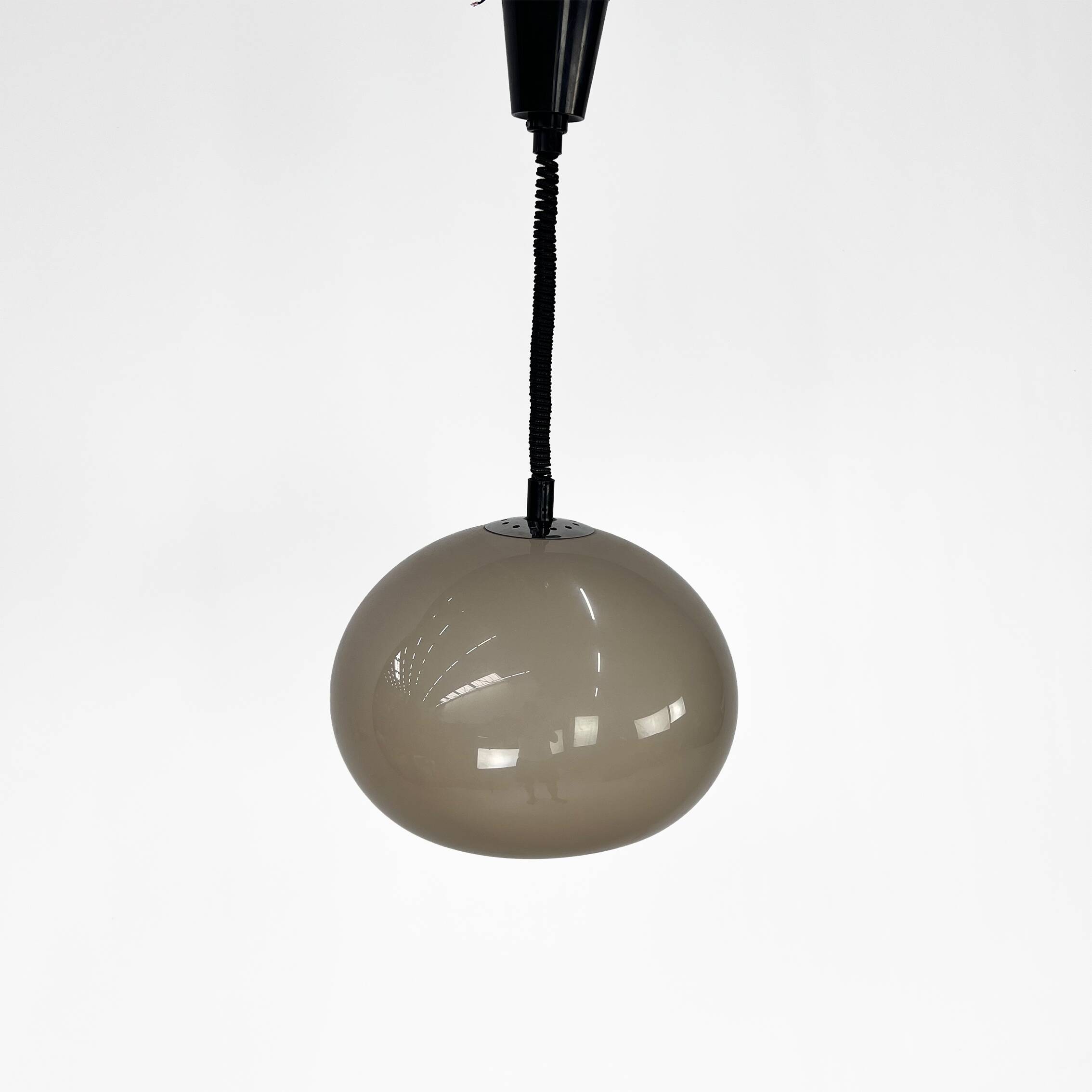 Vintage Dutch design mushroom pendant by Dijkstra, 1960s