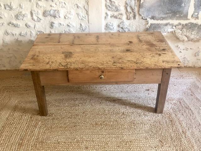 Antique farmhouse coffee table