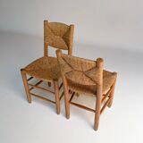 Set of 6 Charlotte Perriand chairs
