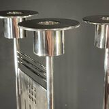 Pair of bronze candelabras by RICHARD MEIER " Swid Powell " for Cleto Munari, 1983