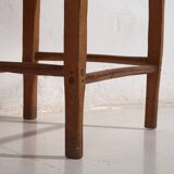 Fauteuil ancien en bois massif (c.1940) #4
