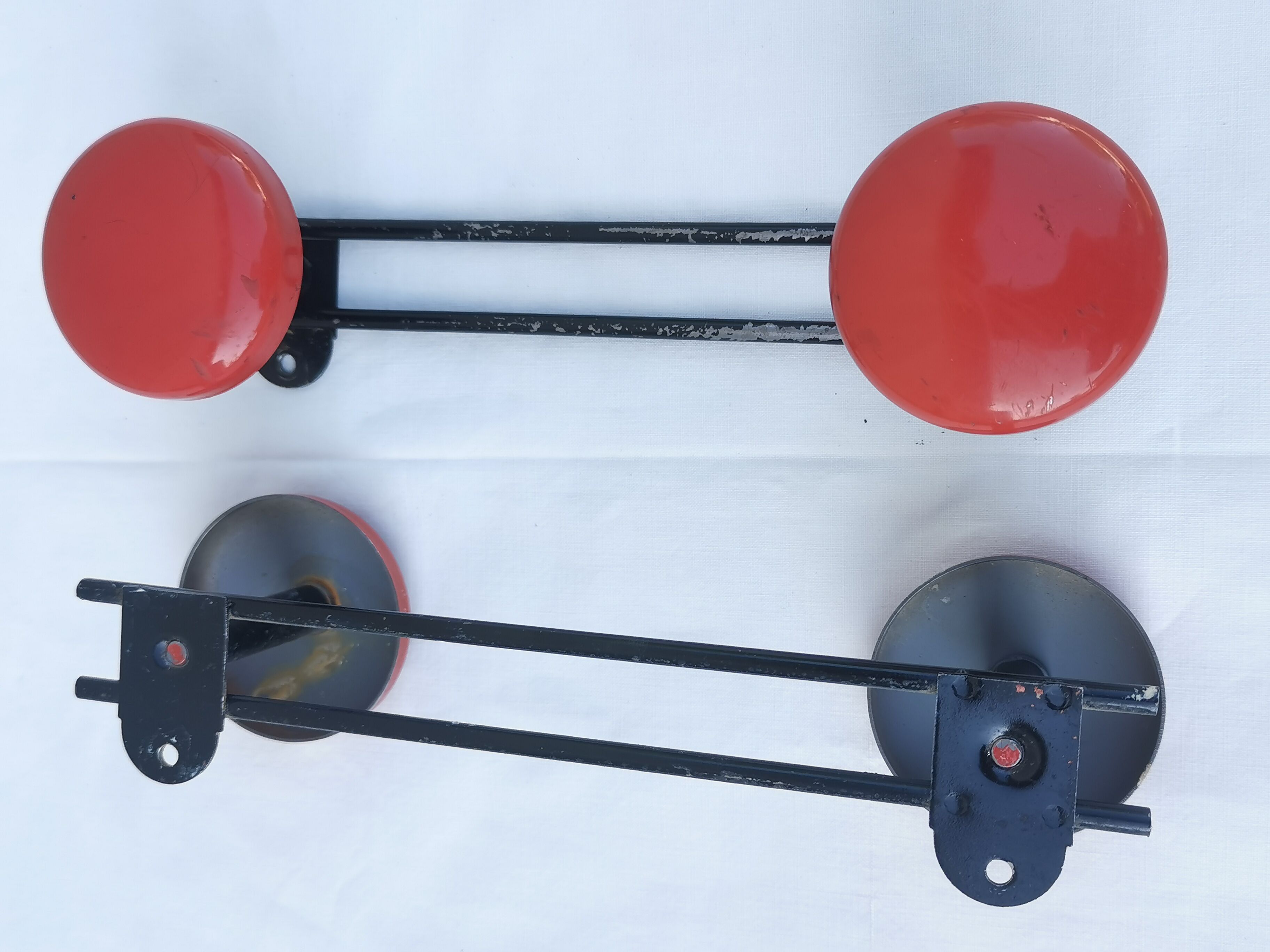 Pair of vintage coat racks