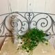 Old cast iron pediment door grille