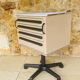 Cazzaro swivel medical storage cabinet with drawers, 1970s/1980s