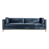 Blue velvet sofa nv gallery