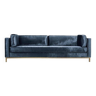 Blue velvet sofa nv gallery