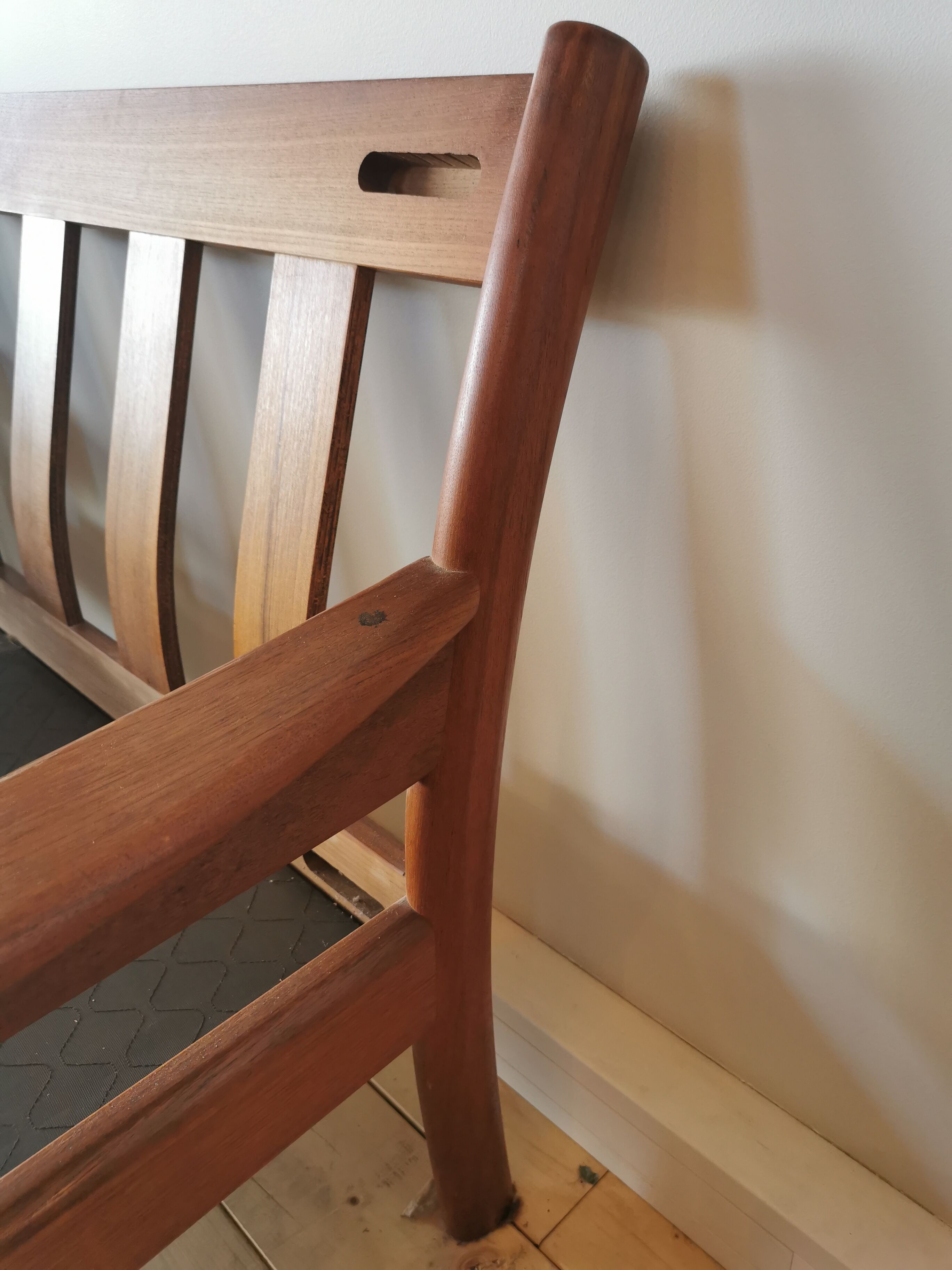 Dyrlund leather sofa from the 60s