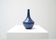 Rogier Vandeweghe, vase conique émaillé bleu pour Amphora