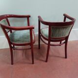 Pairs of Thonet armchairs