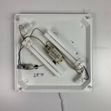 Set of 4 midcentury space age wavy wall lamp by Guzzini,model 5359