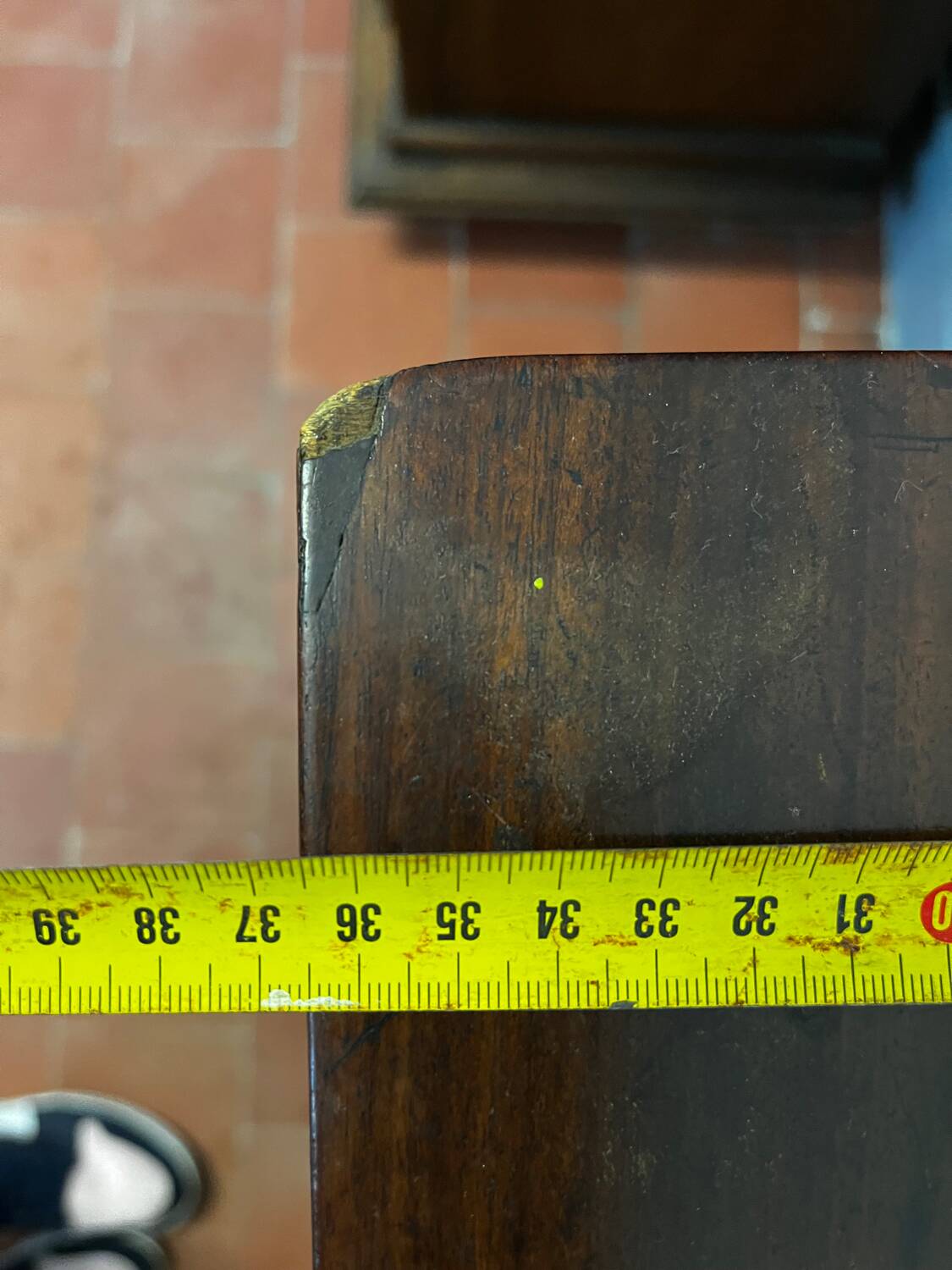 Empire period mahogany workbench