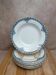 Set of 9 deep plates Terre de Fer St Amand model Andrinople