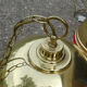 Bistro fringe pendant light, solid brass billiard table